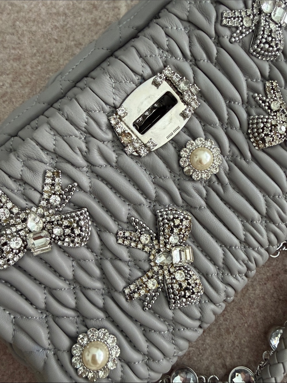 MIU MIU Handbags T. leather Pink - Picture 6 of 8